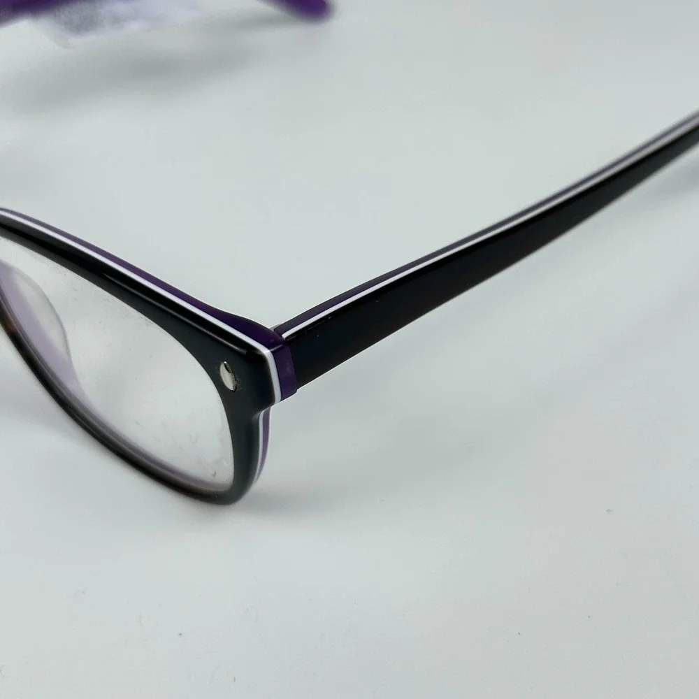 Walmart Contour FM13041-1 Womens Eyeglasses Frame Demi/Purple Plastic 52-17-140
